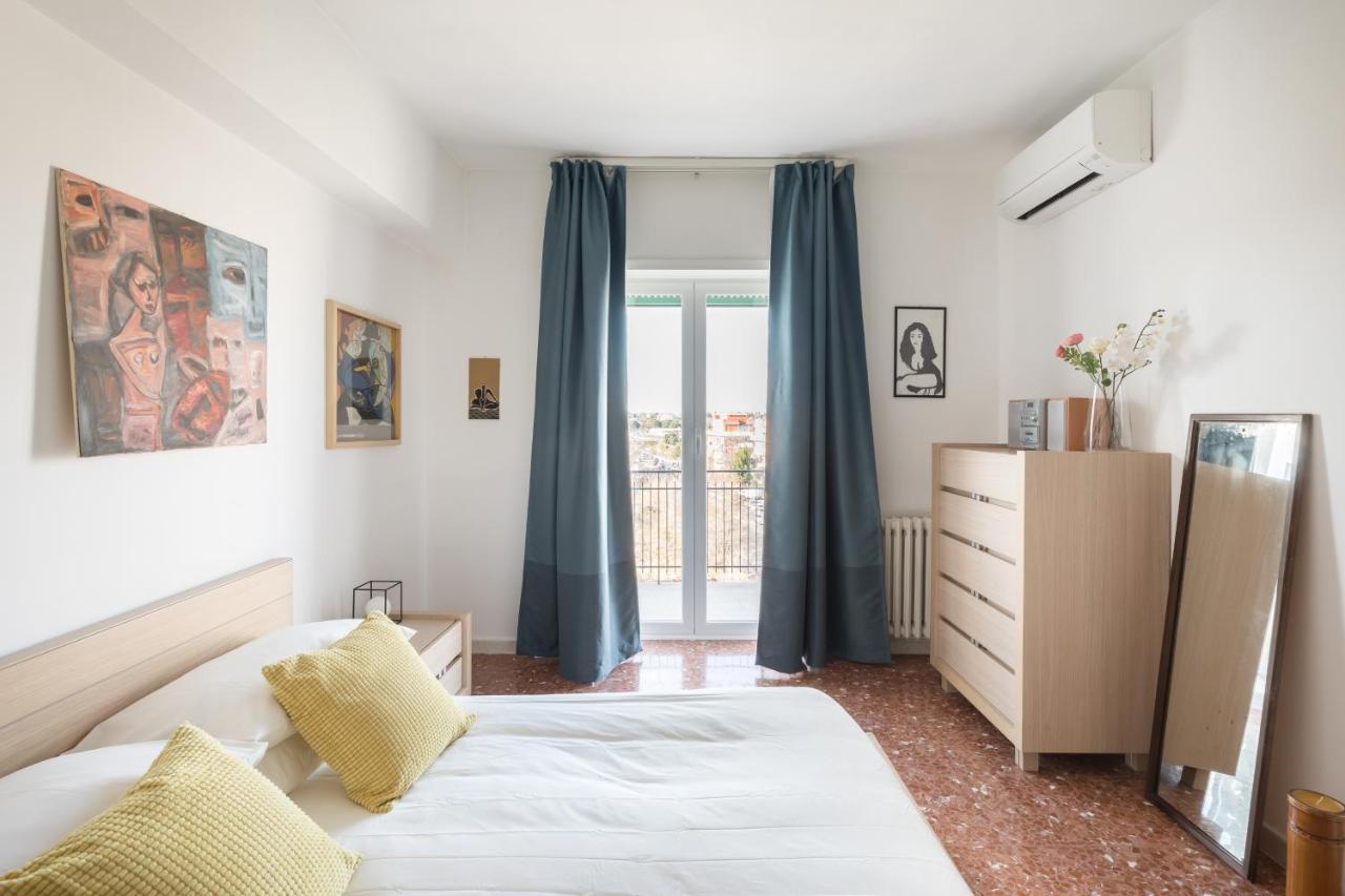 Amoretti Apartment, 6 Persone, 3 Camere, 2 Bagni, Balcone, Wi-Fi, Metro B Monti Tiburtini Rom Exteriör bild