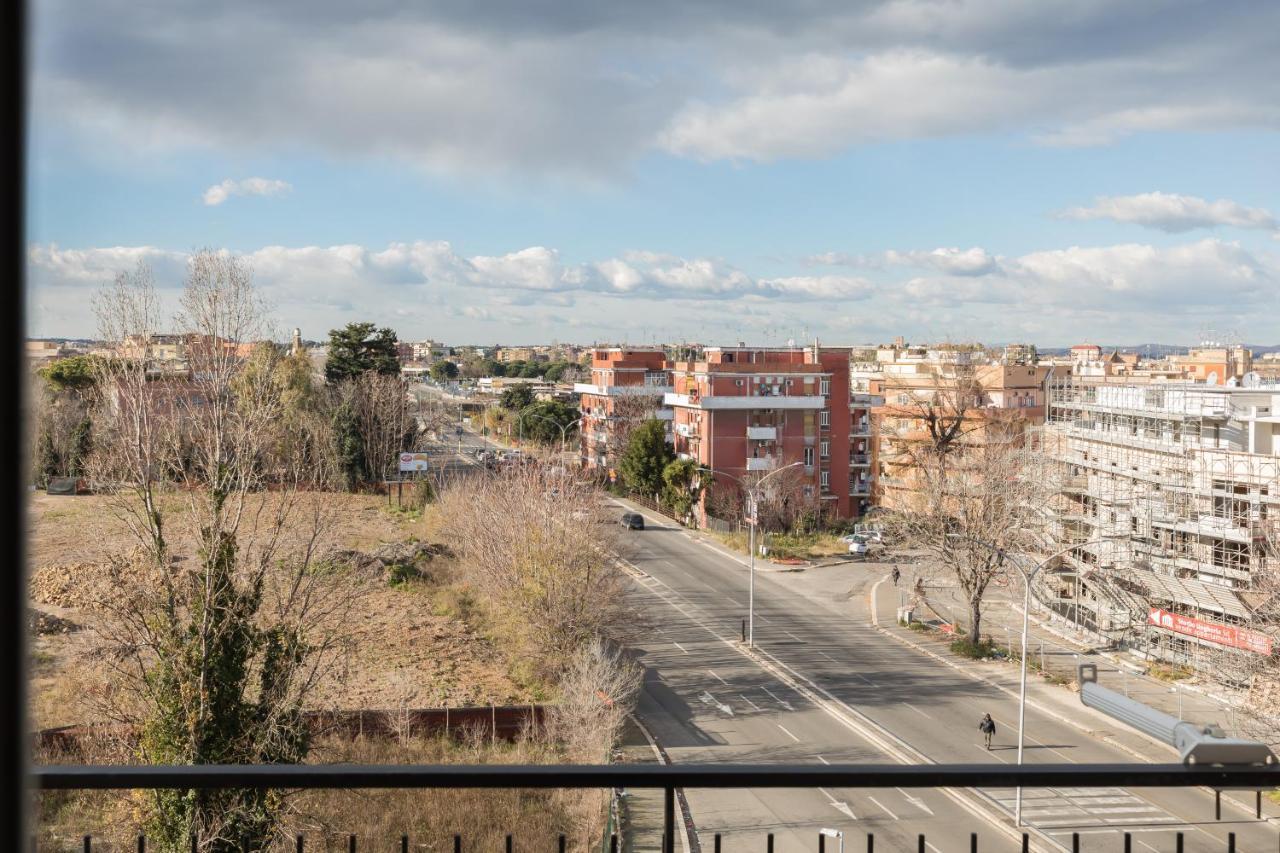 Amoretti Apartment, 6 Persone, 3 Camere, 2 Bagni, Balcone, Wi-Fi, Metro B Monti Tiburtini Rom Exteriör bild